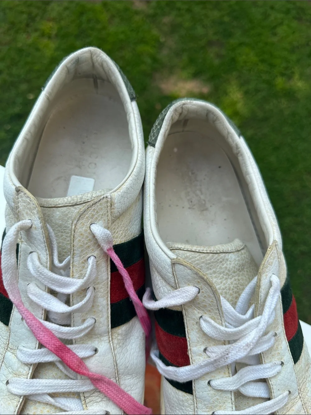 Gucci Men's Gucci Ace Leather Sneakers